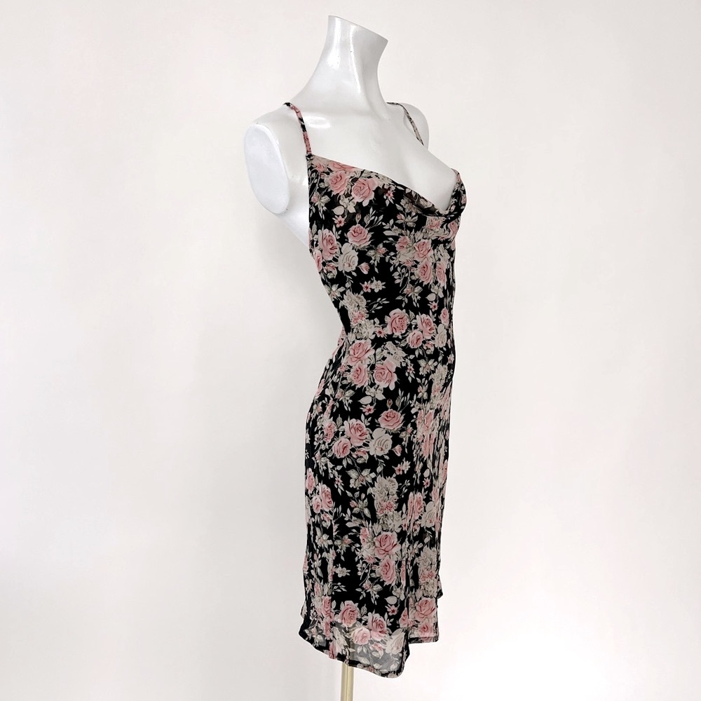 Floral chiffon romantic dress